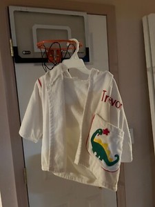 Boys Embroidered "Trevor"  Bathrobe  Size 2/4