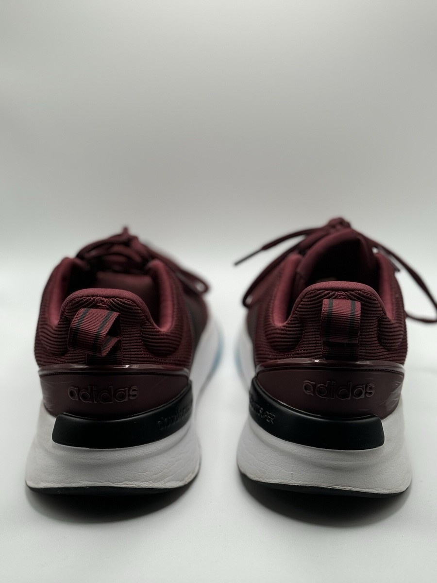 Adidas Mens Cloudfoam Super Red Burgundy Running Training Shoes, Size: 9.5  | eBay