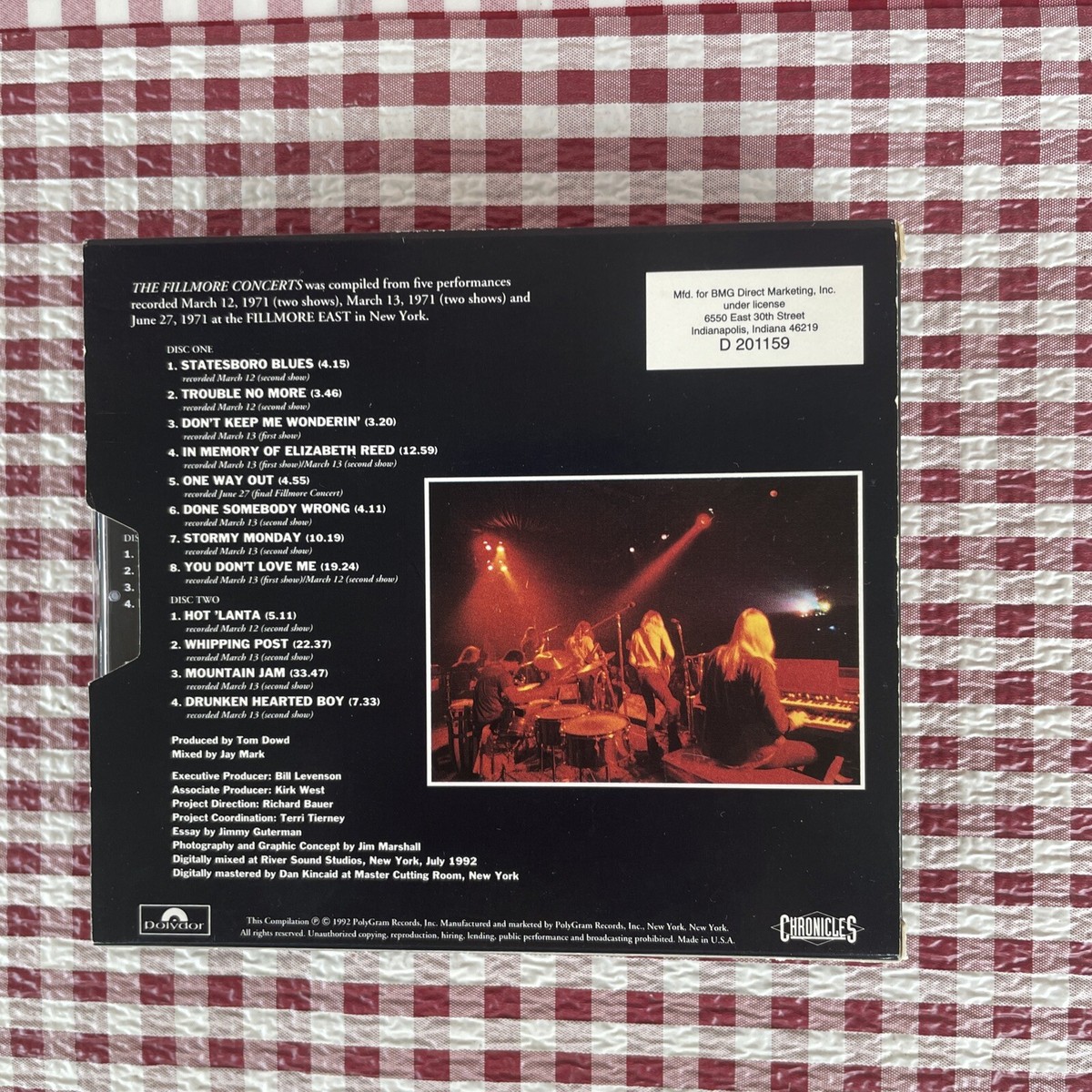 The Allman Brothers Band The Fillmore Concerts Live 1971 Filmore