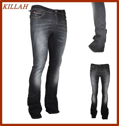 Killah Jeans de Mujer Talle Alto Eslásticos Pantalones Etiqueta Bootcut w25 w28 - Imagen 1 de 9