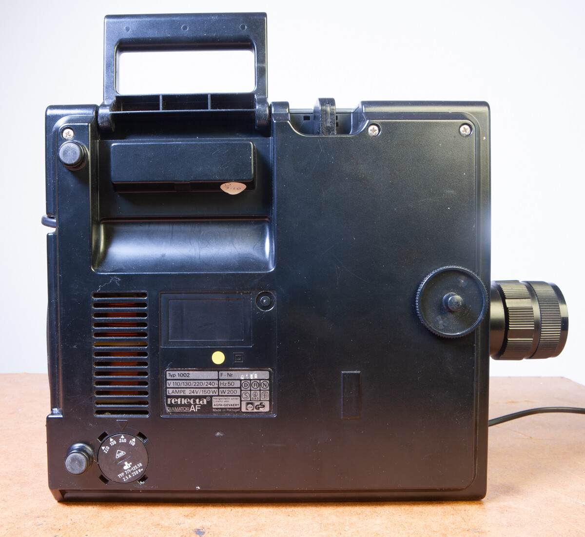 Vintage Agfa Reflecta Diamator AF 35mm Slide Projector Full Working