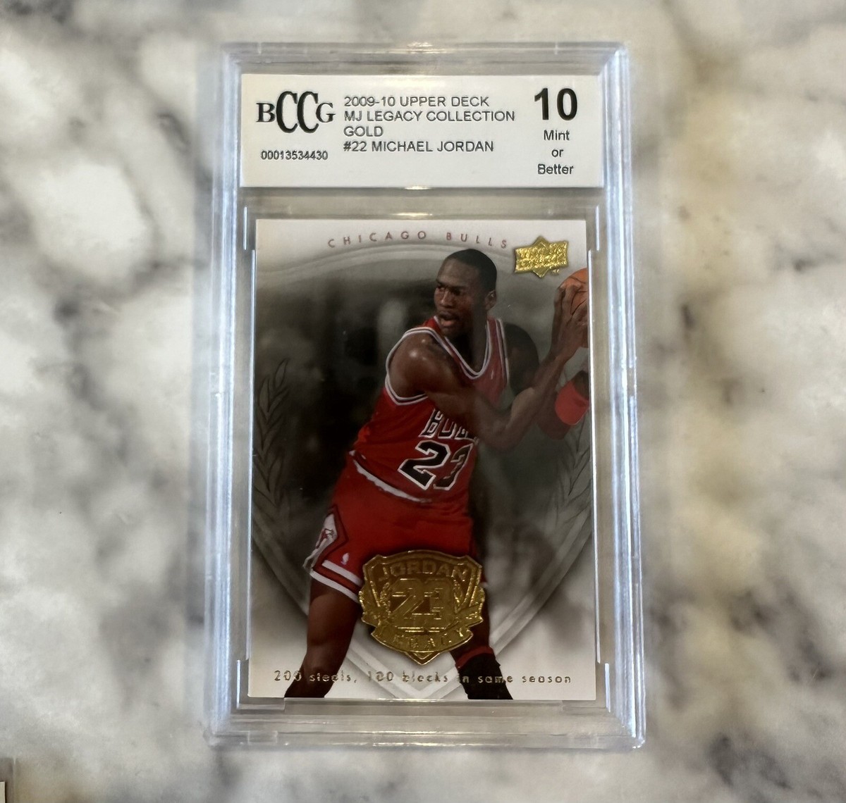 Michael Jordan 2009-10 Upper Deck MJ Legacy Collection Gold Michael Jordan 2009-10 Upper Deck MJ Legacy Collection Gold