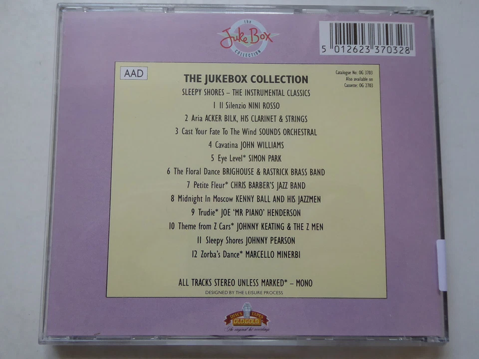 VARIOUS <  Sleepy Shores - The Instrumental Classics  > NM (CD) - Bild 4 von 4