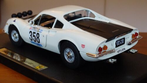 1/18 Ferrari 246 GT Dino Tag Heuer Trofeo Giro D'Italia Scelferinox  with Box - Afbeelding 1 van 7