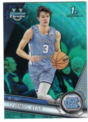 CORMAC RYAN 23/24 Bowman Chrome U University 1st AQUA SHIMMER Refractor / 299