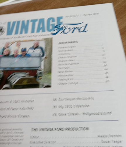 Lot of 3 Vintage Ford Magazine 2018 Model T Ford Club of America - Picture 3 of 7
