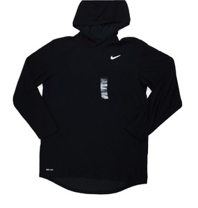 nike dry long sleeve hoodie tee