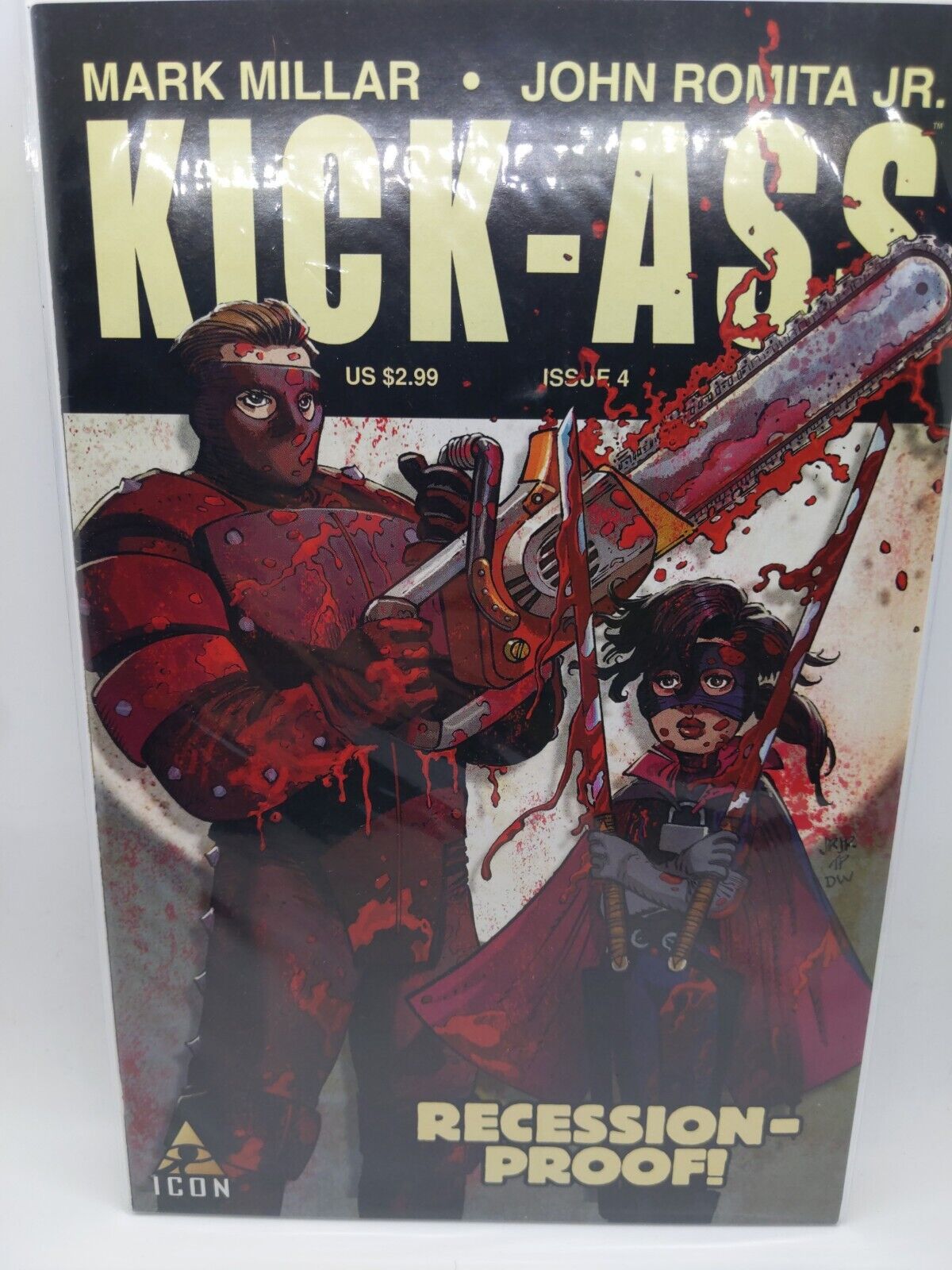 KICK-ASS 4 (2008 ICON / VOL. 1)[1ST APPEARANCE OF RED MIST / BIG DADDY / KEY!]