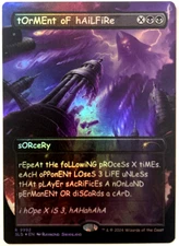 MTG Torment of Hailfire RAINBOW FOIL Secret Lair Drop 9992 NM
