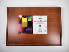 Pro Art Artist Pastels Square 72pc Wood Case Soft/Bendable Drawing Painting
