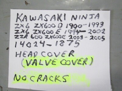 Kawasaki 1990 - 2002 ZX-6D / E NINJA / ZZR600 HEAD VALVE COVER