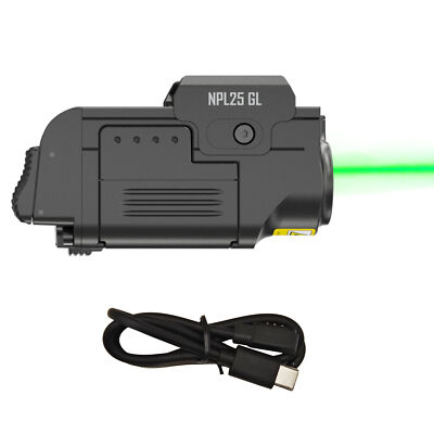 Nitecore NPL25 GL 900 Lumen Rechargeable Flashlight with Green Laser Sight