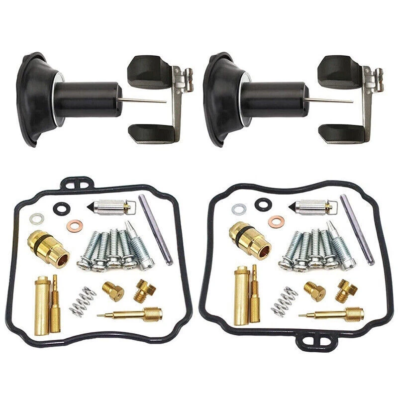 For Yamaha V Star 650 XVS650 1998-2016 Carburetor Rebuild Kit & Intake Manifold Foto 2 de 4