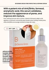Dr Dennis Gross Alpha Beta Pore Perfecting & Refining Serum - NIB MSRP $68