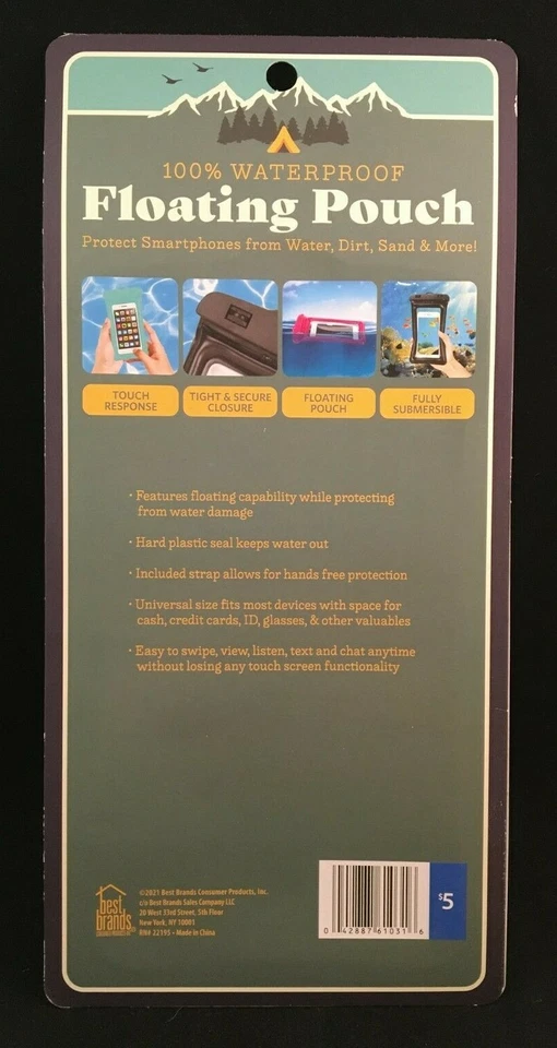 Bolsa Flotante - 100% Impermeable - Incluye Correa - Negra Foto 3 de 3