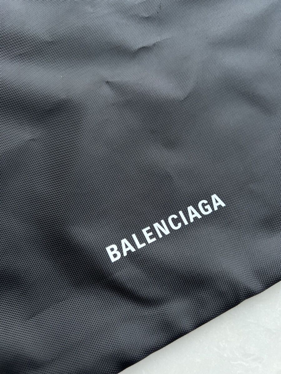 BALENCIAGA Black Nylon Drawstring Shoe Dust Bag/Backpack 19 BALENCIAGA Black Nylon Drawstring Shoe Dust Bag/Backpack 19