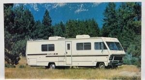 1978 Fleetwood Explorer Camper Motorhome Camping RV Vintage Print Ad Man Cave
