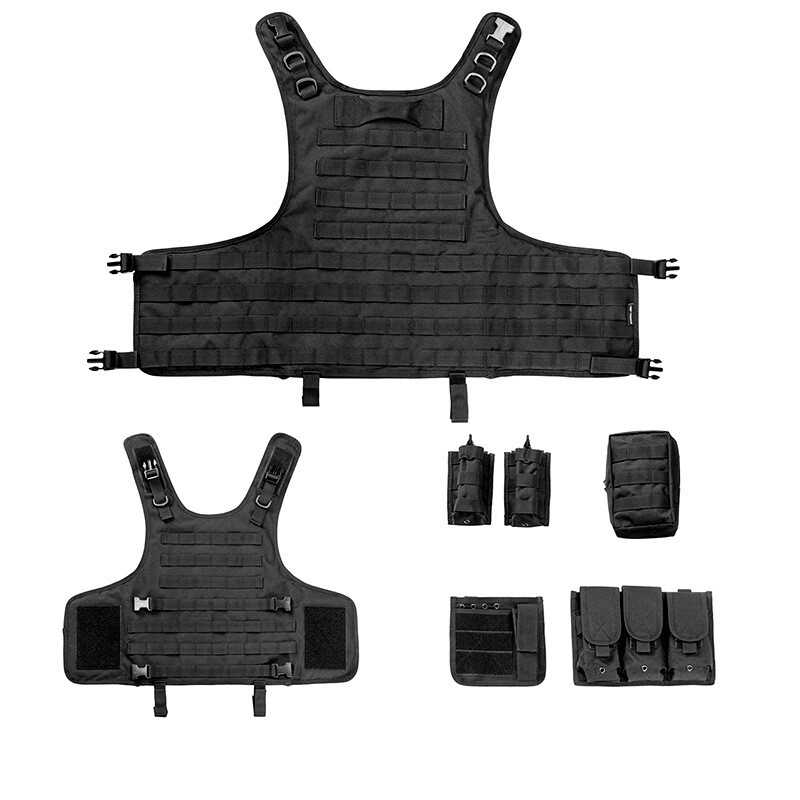 New type Black Combat Tactical Soft Bullet proof vest IIIA NIJ0101