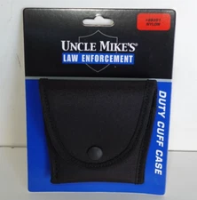 2 ~TWO~ UNCLE MIKE'S LAW ENFORCEMENT #88351 HANDCUFF DUTY CUFF CASE NYLON - NEW
