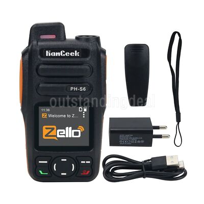HamGeek HG-S6 4G Network Radio Walkie Talkie Transceiver LTE/WCDMA/  POC Radio #