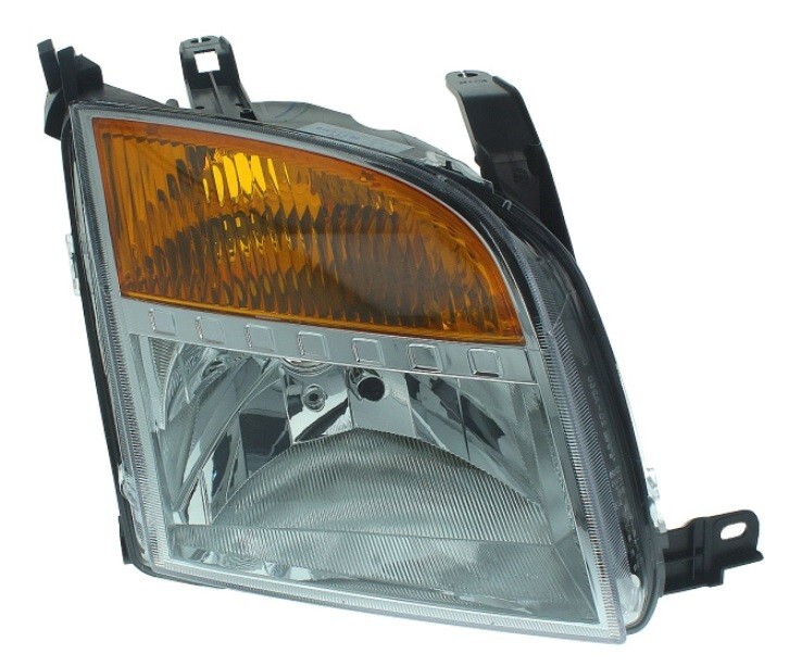 Phare avant droite Ford Fusion avec réglage électrique projecteur chromé anti-UV 2005-2012
