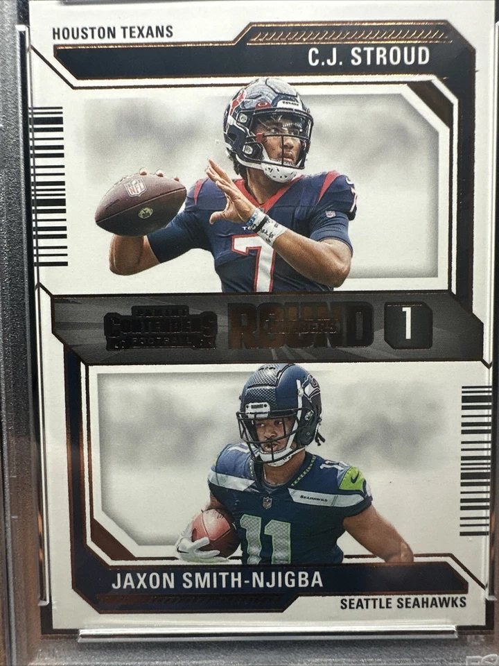 2023 Contenders Round Numbers Bronze RC PSA 10 CJ Stroud & Jaxson Smith-Njigba - Image 3 of 4