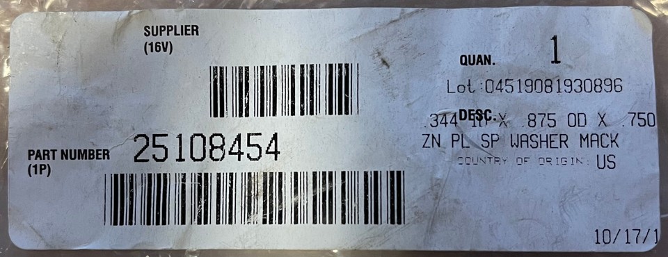 MACK Spacer 25108454 | eBay