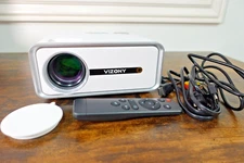 Vizony FHD 1080P Portable Mini Projector w/ WiFi and Bluetooth - White