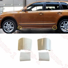4Pcs Primer Lower Side Skirt Flap Jack Cover For Porsche Cayenne GTS 2008-2010