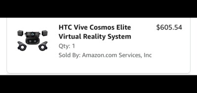 HTC VIVE Cosmos Elite VR Headset - Black