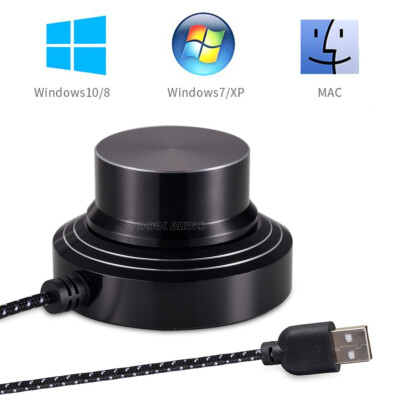 Metal USB Volume Controller Lossless Audio VOL Adjuster for Multi-media Speakers
