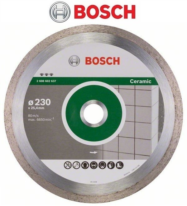 Disco Bosch Professional Best for Ceramic 2 per Taglio Alta Precisione