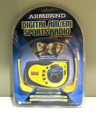 NEW Lifelong Armband Digital AM FM Radio with Adjustable Armband Water Resistant