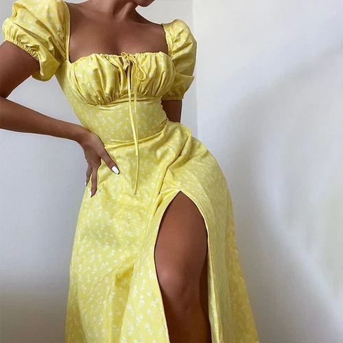 Nakans Floral Bustier Midriff Waist Shaper Dress, Women’s Vintage Corset Dress - Picture 9 of 32