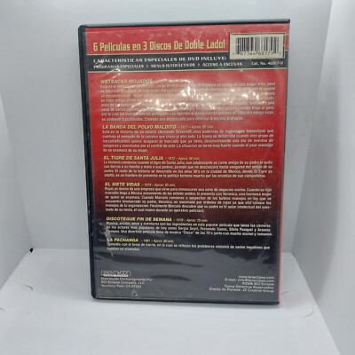 Los Bravos de Mexico 6 Peliculas DVD Cornelio Reyna Valentin