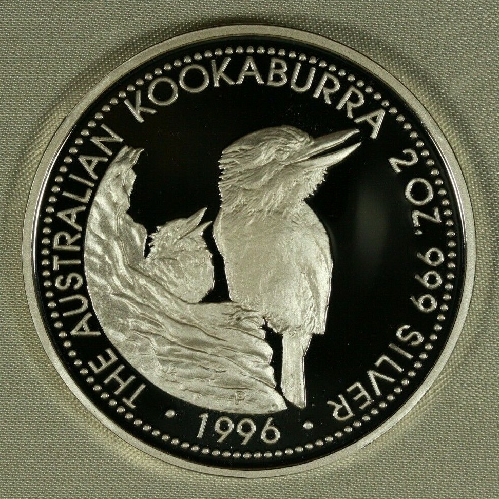 1996 Australian 2oz Silver Proof $2 Kookaburra. W/OGP | eBay