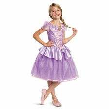 Girl's Rapunzel Classic Halloween Costume - Tangled LILAC SIZE M 7-8    --D2-