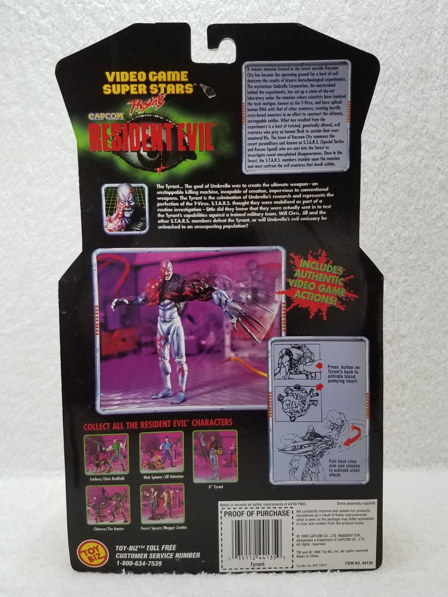 1998 Capcom Resident Evil Tyrant With Super Slash action | eBay