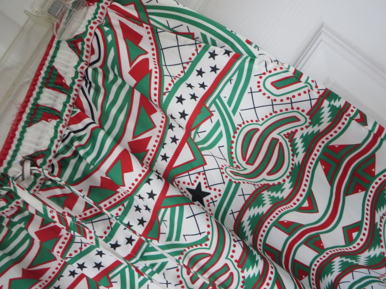 DAILY PAPER MANUEL  Green Bandana Print Pants  Jogger Medium  NWT image 9