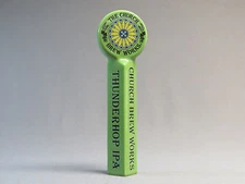 CHURCH BREW WORKS THUNDER HOP IPA BEER TAP HANDLE bar craft advertisement PULL