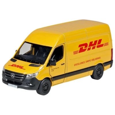 Mercedes Benz Sprinter DHL o UPS Modell 1:48 Post Paket Auto Modellauto Fahrzeug