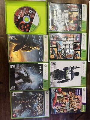 Microsoft Xbox 360 with Kinect 4GB Black Console (GTA, COD, Halo + More)