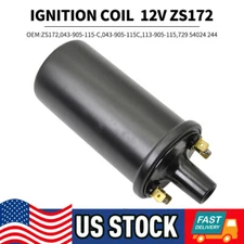 New Ignition Coil With Internal Resistor 3 Ohm 12V Universal 35k Voltage Output
