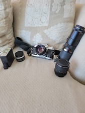 Konica 35mm SLA Model FTA plus Lenses Flash Batteries