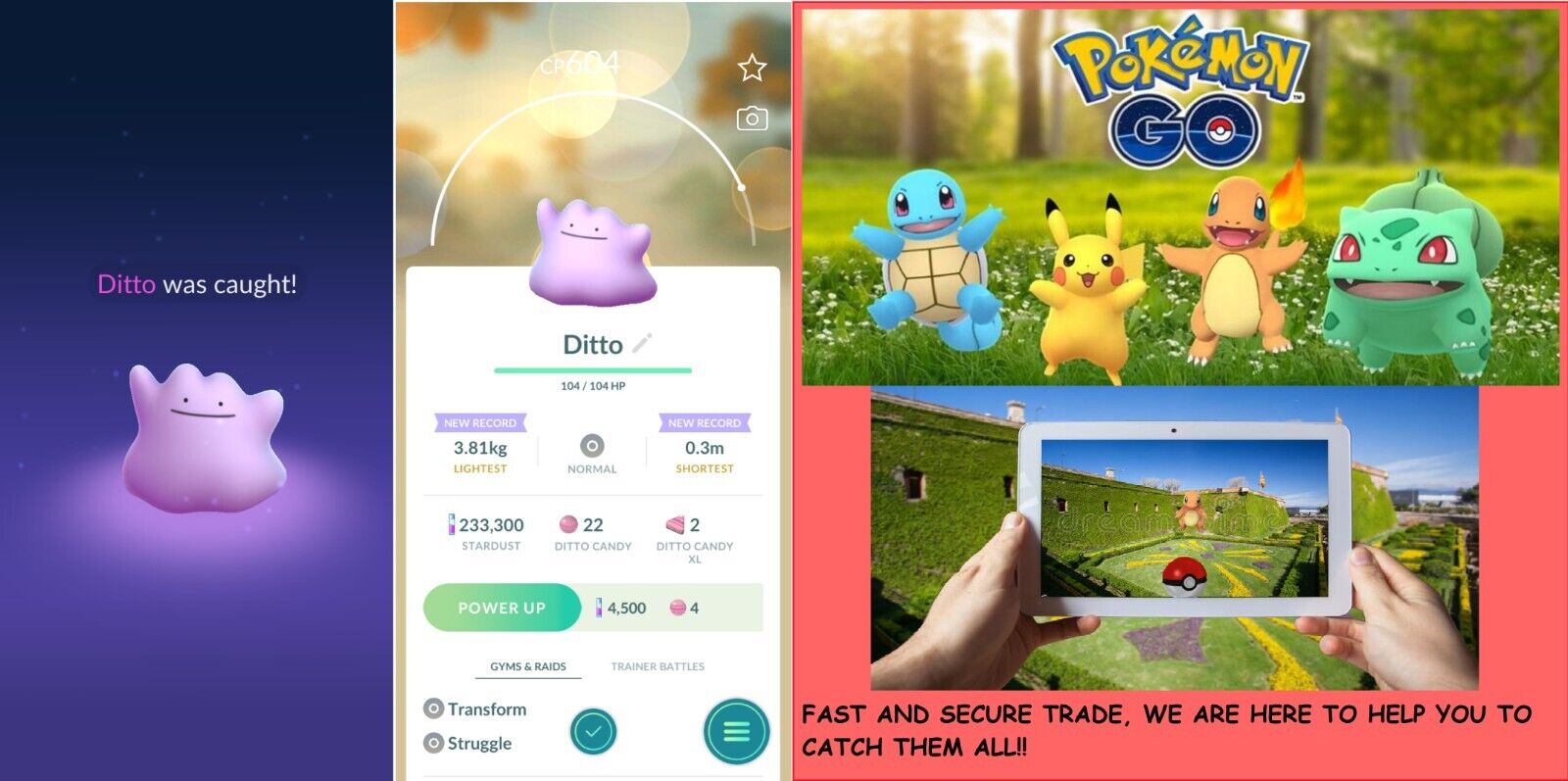 Como encontrar Ditto em Pokémon GO?