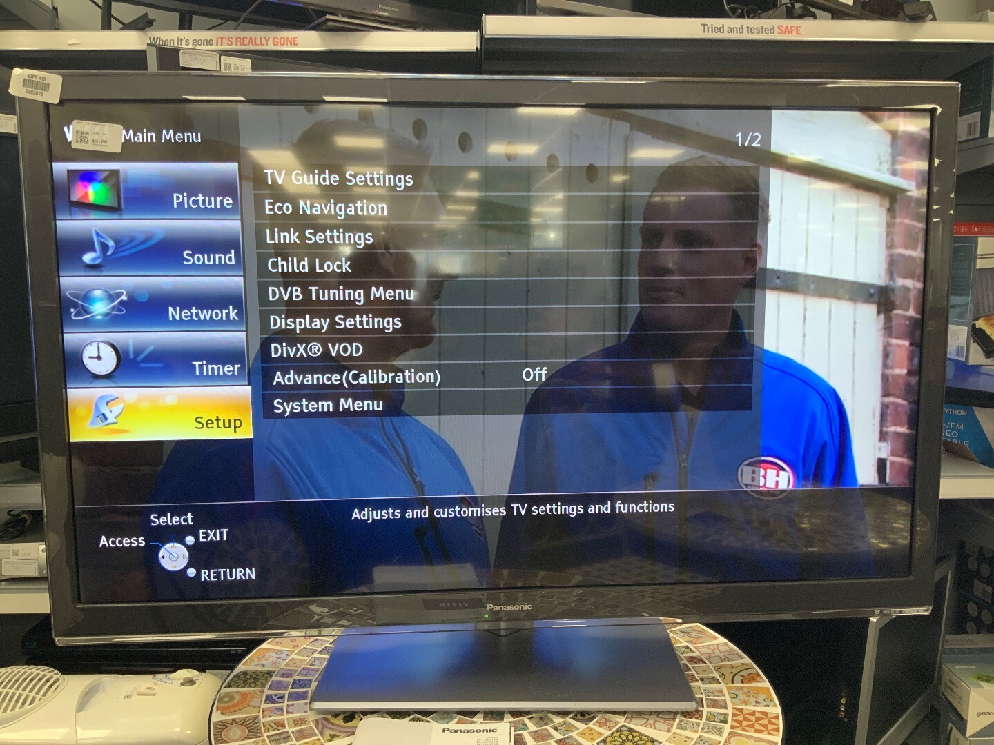 Panasonic TV TXL42ET5B 3D LCD HD HDMI 42inch WiFi USB CS I12 eBay