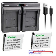 Kastar Battery Dual Charger for Leica BP-DC14 Battery Leica C V-LUX50 Camera