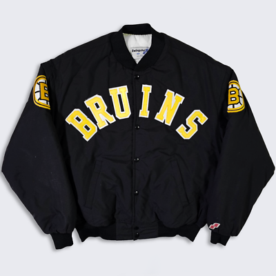 Boston Bruins Vintage 90s Swingster Bomber Varsity Jacket - NHL