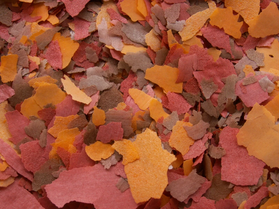 AQUARADA KR Goldfischfutter Flocken 1000ml Fischfutter Zierfischfutter Goldfisch Aquarium