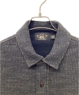 RRL ブラウンズ ビーチ Browns Beach Knit Jacket Double RL RRL Ralph Lauren Browns Beach Knit Jacket Black Gray